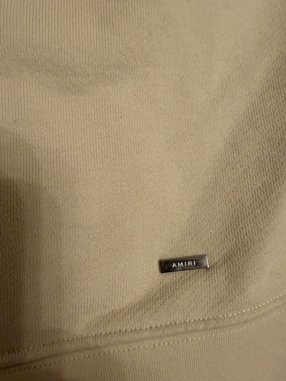 Amiri Cream Crewneck Sweatshirt with Amiri Motors Embroidery - Picture 6 of 15